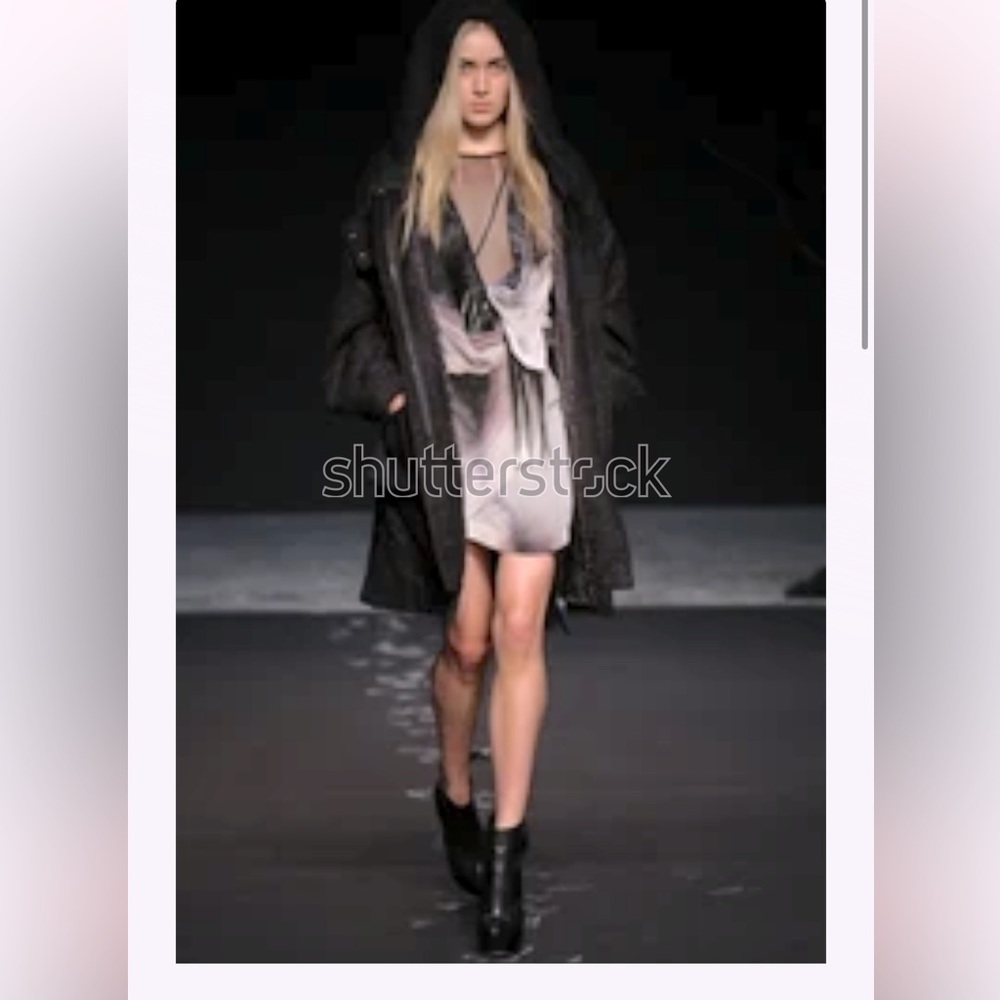 Kimberly Ovitz RUNWAY Sia Silk Chiffon Printed Dress NWT Size M